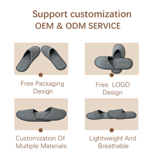 Chaussons jetables pour hôtel, chaussons écologiques pour invités, chaussons <span class=keywords><strong>d</strong></span>'intérieur pour l'hôtellerie, chaussons pour spa et centres de bien-être - Product Image 4
