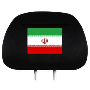 Funda protectora para reposacabezas de asiento de coche, cubierta de LICRA para reposacabezas de asiento de coche, con estampado personalizado, publicidad - Product Image 2