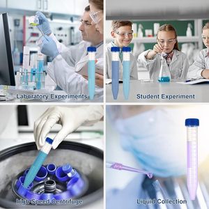Tube de centrifugation à visser en PP de 1,5 ml, base pointue, anticoagulant, haute transparence, consommable de laboratoire, ultrafiltration, à fixation rapide - Product Image 6