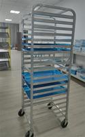 BAKEPRO MBC-18 Chariot de cuisson en aluminium multicouche pour four et réfrigérateur