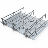 Plateforme de construction en treillis d'acier pour la construction de bureaux modernes, système de pontage en acier composite à assemblage rapide