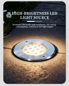 Vente en gros usine Overseasdesign INGROUND-245 Projecteur LED extérieur encastré IP67 15W 5500K pour piscine, trottoir, rue, faible MOQ, design - Product Image 5