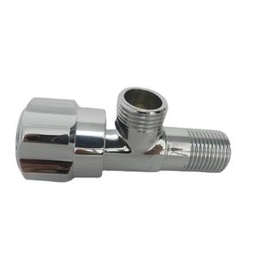 1/2 1/2 पीतल क्रोम बाथरूम रसोई स्टॉप वाल्व शौचालय नल कोण वाल्व - Product Image 5