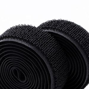 Cinta de gancho y bucle sin cepillar, duradera, cinta de bucle elástica, cinturón elástico de tela suave, cintas mágicas, bandas elásticas - Product Image 1