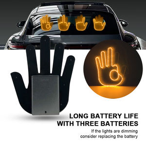 Nouveau projecteur LED 5V 10W à commande gestuelle amusante pour voiture, signal lumineux pour fenêtre, accessoires intérieurs, logo lumineux 1 - Product Image 3