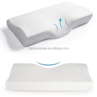 Oreillers ergonomiques pour le cou en mousse à mémoire de forme certifiée CertiPUR-US pour l'alignement de la colonne vertébrale et le soulagement de la pression