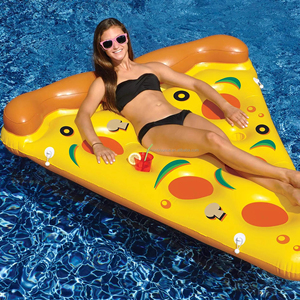 Flotador Inflable para Piscina con Forma <span class=keywords><strong>de</strong></span> Rebanada <span class=keywords><strong>de</strong></span> Pizza, <span class=keywords><strong>de</strong></span> PVC, para Adultos, Multicolor, Diseño Personalizable - Product Image 1