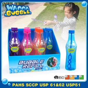 Chai hình dạng an toàn đầy màu sắc Pet bong bóng Refill lỏng giải pháp trẻ em xà phòng thổi Nước Bong Bóng đồ chơi
