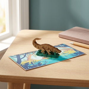 Los Más Vendidos, Manualidades de Papel con Corte Láser 3D de Cocodrilo, Diseño Personalizado, Hecho a Mano, Regalos para el Día de la Madre, Inspirados en el Estilo Anime - Product Image 4