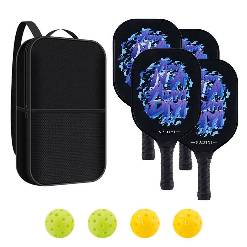 Fibre de verre-4 bat 4 balles 1 sac à dos