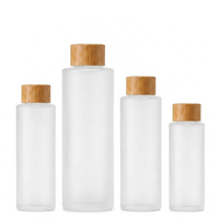 Bouteilles en plastique givré vintage de 100 ml/120 ml/150 ml/200 ml/250 ml pour huile corporelle/gel douche, luxe avec pompe de traitement