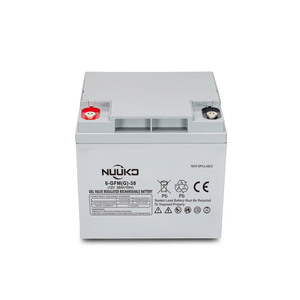 แบตเตอรี่ตะกั่วกรด 12V 38Ah อายุการใช้งานยาวนาน - ช่วงอุณหภูมิใช้งานกว้าง (-20 องศาเซลเซียส ถึง 50 องศาเซลเซียส) สำหรับอุปกรณ์สำคัญ - Product Image 1