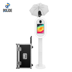 Cabina de Fotos Profesional para iPad con Anillo de Luz, Estuche de Transporte y Set de Accesorios para Bodas, Fiestas y Eventos - Product Image 1