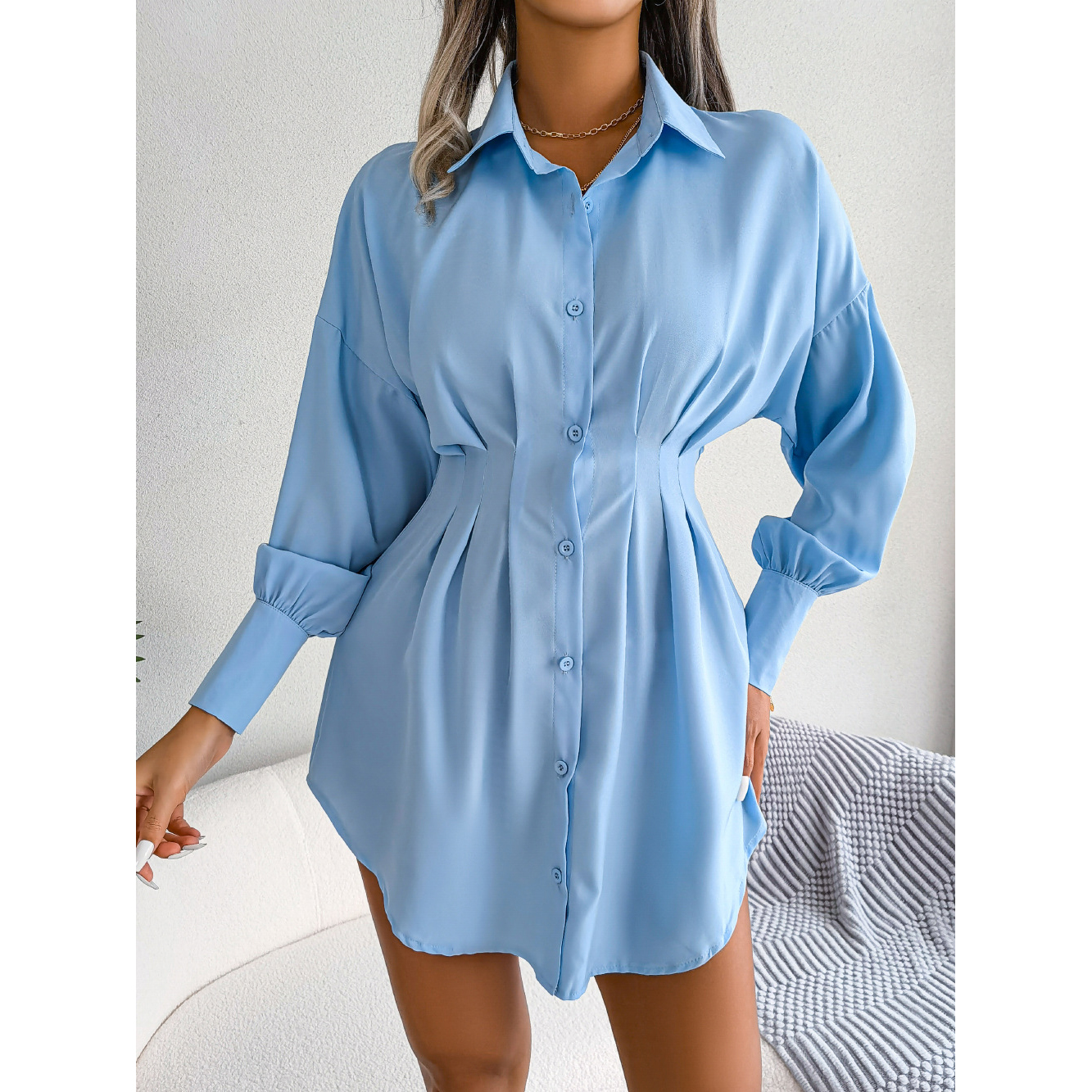 office wear dresses for women Size 2 4 6 8 Work Business Summer Clothes Black White All Season INSPIRE CHIC Women's 3/4 Sleeve
