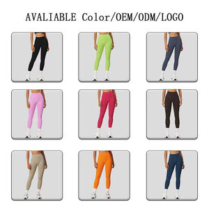 Boyunduruğu kadın tayt Push <span class=keywords><strong>up</strong></span> yüksek bel karın kontrol spor tayt kalça kaldırma Yoga pantolon katı spor tayt kadınlar için - Product Image 2