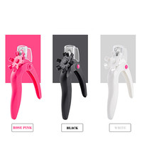 Coupe-ongles professionnel en forme de U pour coupe à 3 voies, en acier inoxydable, pour faux ongles, idéal pour la manucure en salon et la vente en gros