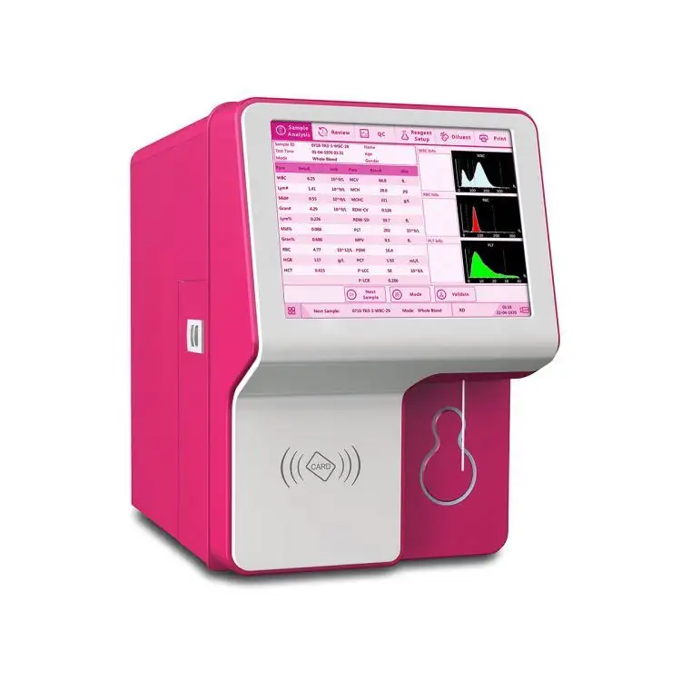 Easy Operate Single Channel 3 Color Histograms China Cheap Vet Hematology Analyzer