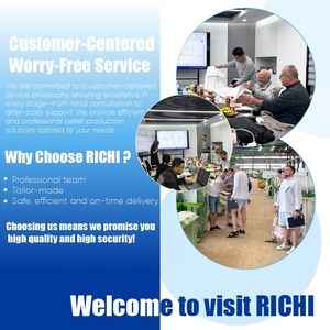 RICHI High Capacity 3-4t/h Coconut Shell Oats Hull Cassava Residue Pellet Machine For Bio Mass Pallet Machine Plant - Product Image 3