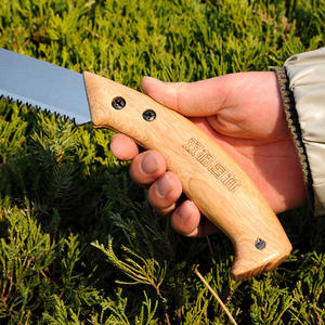 Sierra de mano Old Friend de 270 mm con hoja de acero de alto carbono, herramienta de poda de jardín, tipo recto, mango de madera - Product Image 2