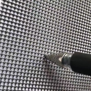 Dayanıklı paslanmaz çelik tel <span class=keywords><strong>Mesh</strong></span> güvenlik ağı alüminyum sivrisinek geçirmez kapılar pencereler dokuma düz tasarım montaj bükme desteği - Product Image 6