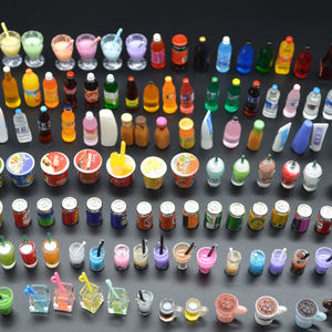 Figuritas Miniatura de Resina DIY de Personajes de Dibujos Animados y Comida y Bebida Mini al Por Mayor a Granel - Product Image 3