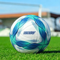 Ballon de football thermocollé sur mesure taille 5, imperméable en PU, pour compétition adulte, vente en gros