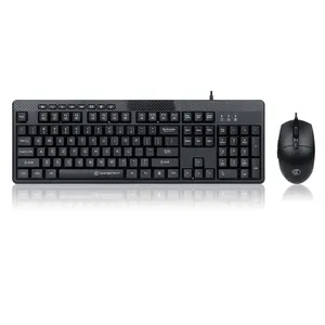 Hot Sale Cheap USB Wired Computer Office Keyboard and Mouse Combo