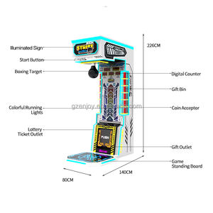 Mesin Tinju Koin untuk Hiburan Jalanan, Mesin Tinju Komersial untuk Taman Hiburan, Permainan Arcade - Product Image 5