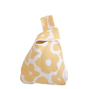 Sac fourre-tout Designer <span class=keywords><strong>Flyknit</strong></span>, toucher doux, motif moderne, sac à main quotidien pour femme en polyester, personnalisation ODM - Product Image 5