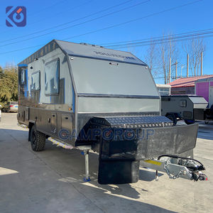 CAMPTRL Petite caravane compacte légère, remorquable par une voiture électrique, pour des voyages écologiques - Product Image 3