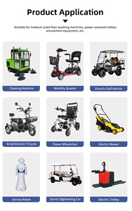 High Torque Warehouse Trolleys Use <strong>24V</strong> 800W 220rpm 278Nm Electric Brushed <strong>DC</strong> Transaxle <strong>Motor</strong> with Brake - Product Image 6