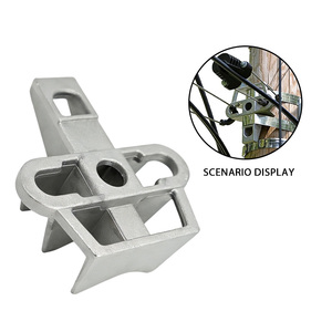 Support universel en alliage d'aluminium UPB pour poteaux électriques, accessoires de fixation pour fils de terminaison - Product Image 5