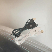 Câble USB tressé en PVC personnalisé de 1 m avec contrôle tactile pour le chargement d'appareils électroménagers