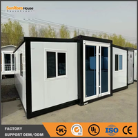 Maison modulaire extensible et étanche de haute qualité, préfabriquée en conteneur, pour bureau et habitation