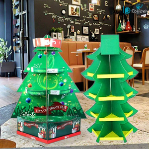 Présentoir de grains de café POS en carton de haute qualité pour bouteille de haricot de centre commercial - Product Image 3