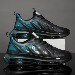 Zapatos para hombre, zapatillas deportivas informales con amortiguación de aire de doble capa con absorción de impacto, novedad de otoño, zapatillas para correr - Product Image 3