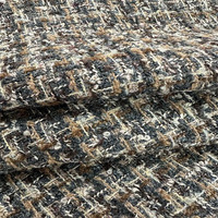 Nouvelle Tendance 2026 : Tissu Tweed Fantaisie Italien Style Petite Fragrance pour Manteau