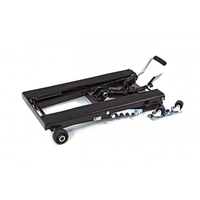 OEM 500KG 1100LB Cric hydraulique pneumatique en acier pour moto, certifié CE, cric à ciseaux, plateforme de levage pneumatique pour réparation automobile