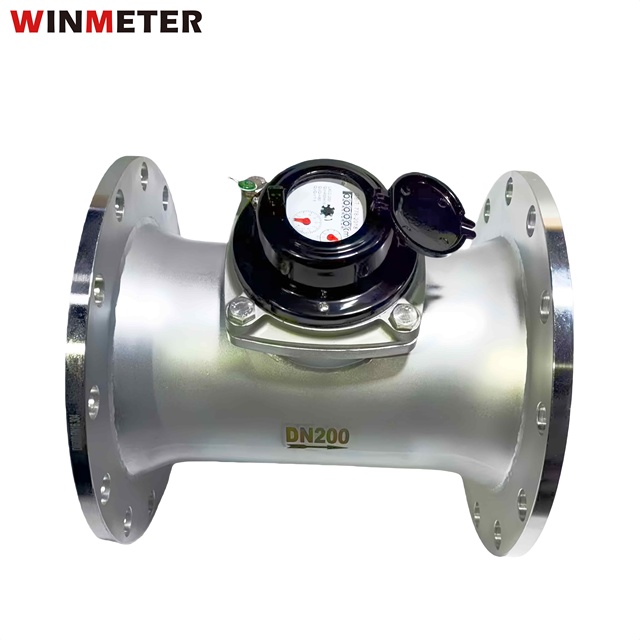 Versatile DN50-DN300 304/316 Stainless Steel IP68 Flanged OEM for General Industrial Use Woltman Water Meter
