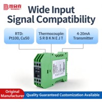 Convertidor de Señal de Termopar Tipo K de Bajo Precio con Aislamiento RTD, Sensor 4-20mA 24VDC IP65, Transmisor Aislador de Temperatura OEM/ODM