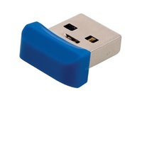 Clé USB Verbatim 98710 32 Go USB 3.2 NANO - Design ultra fin en plastique bleu, garantie 1 an, 258