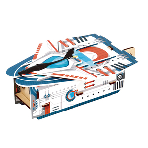 Tự làm giấy máy bay phóng Đồ chơi thiết lập cho trẻ em bao gồm Pad Câu Đố xây dựng khoa học xây dựng khoa học & Kỹ thuật Đồ chơi - Product Image 1