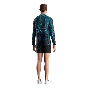 Camiseta de Pesca con Capucha y Manga Larga, Refrigeración en las Axilas, Protección UV, Ligera, para Pesca desde el Lado del Río y desde el Barco - Product Image 6