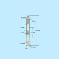 Pièces estampées en gros d'usine, tôles métalliques, accessoires informatiques, déflecteur de boîtier d'ordinateur, tôle de fer, pièces de couverture de boîtier d'ordinateur