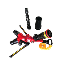 Okefire Moniteur de lutte contre les incendies portable 2400LPM Canon à eau Configuration rapide pour les pompiers