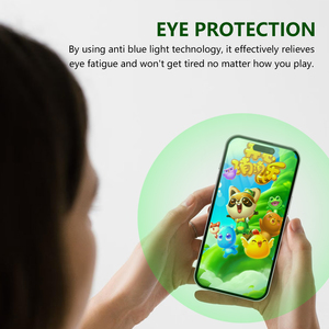 Aurey Factory 2.5d <span class=keywords><strong>Anti</strong></span>-réfléchissant <span class=keywords><strong>Anti</strong></span>-lumière bleue Film de protection d'écran de téléphone portable pour IPhone 16 15 14 13 12 11 Pro Max - Product Image 6