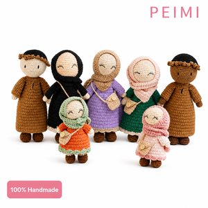 ตุ๊กตาถักโครเชต์อามิกุมิแบบดั้งเดิม งานแฮนด์เมด ผ้าฝ้าย 100% ของขวัญสำหรับรอมฎอนและอีดมูบารัค กำลังเป็นที่นิยม ขายดี - Product Image 2
