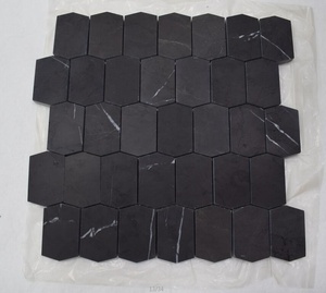 Mosaico Nero da Parete per Bagno per Decorazione d'Interni - Product Image 1