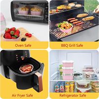 LNYZQUS Barquettes carrées jetables en aluminium de 10 oz avec couvercles pour mini-gâteaux et contenants pour rouleaux de cannelle |   Lot de 40 moules à pâtisserie robustes de 4 pouces, résistants au congélateur