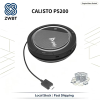 Poly Calisto P5200 5.1 Conference Speakerphone Full Duplex Pengambilan Suara 360 Derajat Pembatalan Gema AI